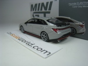 HYUNDAI ELANTRA N 1/64 MINI GT (CYBER GREY METALLIC)