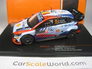 HYUNDAI i20 N RALLY1 #11 WINNER RALLY MONTE CARLO 2024 T. NEUVILLE 1/43 IXO