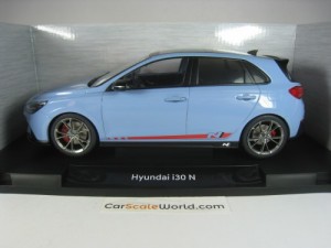 HYUNDAI i30 N 2021 1/18 MCG (PERFORMANCE BLUE/RED DECO)