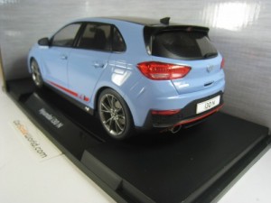 HYUNDAI i30 N 2021 1/18 MCG (PERFORMANCE BLUE/RED DECO)