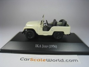 IKA JEEP 1956 1/43 IXO SALVAT (BEIGE) WITH BLISTER