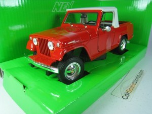 JEEP COMMANDO STATION WAGON 1967 1/24 WELLY (RED)