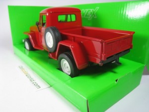 JEEP WILLYS PICK UP 1947 1/24 WELLY (RED)