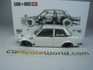 KAIDO HOUSE DATSUN 510 NISMO V2 #122 1/64 MINI GT (WHITE)