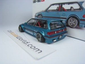 KAIDO HOUSE HONDA CIVIC EF #126 1/64 MINI GT (BLUE)