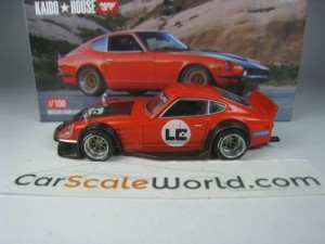 KAIDO HOUSE NISSAN FAIRLADY Z LARRY CHEN V1 #100 1/64 MINI GT (ORANGE BANG)