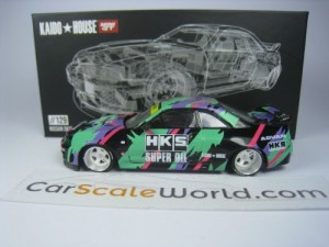 KAIDO HOUSE NISSAN SKYLINE GT-R R33 HKS V1 #129 1/64 MINI GT