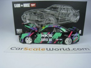 KAIDO HOUSE NISSAN SKYLINE GT-R R33 HKS V1 #129 1/64 MINI GT