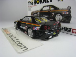 KAIDO HOUSE NISSAN SKYLINE GT-R R34 THE HORNET  #093 1/64 MINI GT (BLACK)