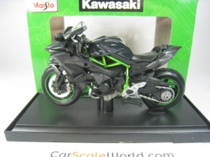 KAWASAKI NINJA H2 R 1/18 MAISTO (BLACK / CARBON)