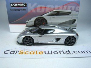 KOENIGSEGG CC850 1/64 TARMAC (SILVER)