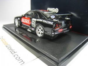 KURE RACING 1996 NISSAN SKYLINE GT-R R33 1/43 EBBRO