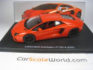 LAMBORGHINI AVENTADOR LP700-4 2010 1/43 IXO ALTAYA (ORANGE)