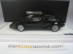 LAMBORGHINI COUNTACH 25TH ANNIVERSARY 1/43 TSM MODEL (BLACK)