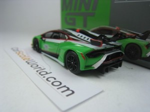 LAMBORGHINI HURACAN GT3 EVO PRESENTATION 1/64 MINI GT (GREEN)