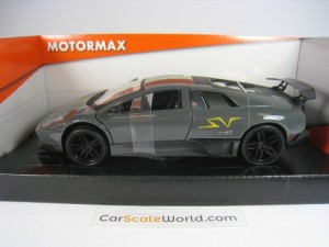 LAMBORGHINI MURCIELAGO LP 670-4 SV 1/24 MOTORMAX (GREY)