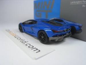 LAMBORGHINI REVUELTO 1/64 MINI GT (BLU ELEOS)