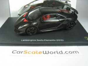 LAMBORGHINI SESTO ELEMENTO 2010 1/43 IXO DEAGOSTINI (BLACK)