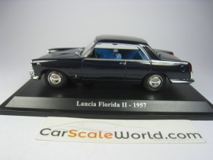 LANCIA FLORIDA II 1957 1/43 NOREV HACHETTE (BLUE) WITH BLISTER