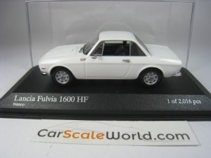 LANCIA FULVIA 1600 HF 1970 1/43 MINICHAMPS (WHITE)