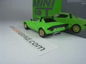 LANCIA STRATOS HF INTEGRALE 1/64 MINI GT (VERDE CHIARO)