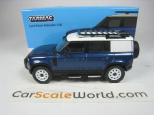 LAND ROVER DEFENDER 110 2020 1/64 TARMAC (BLUE/WHITE)