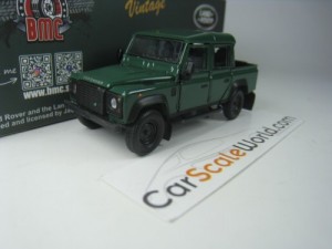 LAND ROVER DEFENDER 110 PICK UP 2016 (LHD) 1/64 BM CREATIONS (GREEN)