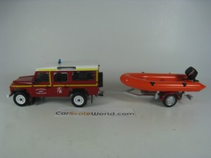 LAND ROVER DEFENDER VLHR POMPIERS INDRE 1/43 IXO HACHETTE (WITH BLISTER)