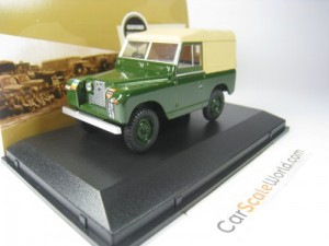 LAND ROVER SERIES II SWB CANVAS REME 1/43 OXFORD (GREEN)