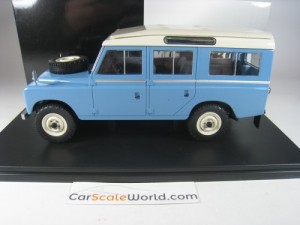 LAND ROVER SERIES III 109 1978 1/24 WHITEBOX (BLUE/CREAM)