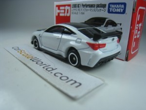 LEXUS RC F PERFORMANCE PACKAGE 1/64 TOMICA (WHITE)