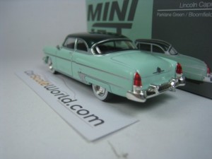 LINCOLN CAPRI 1954 1/64 MINI GT (PARKLINE GREEN/BLOOMFIELD GREEN)