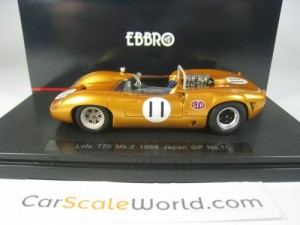 LOLA T70 MK2 #11 1968 JAPAN GP 1/43 EBBRO