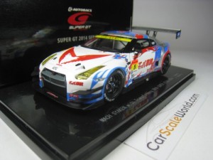 NISSAN GT-R MACH SYAKEN WITH TRANSFORMERS 30TH SUPER GT300 2014 1/43 EBBRO