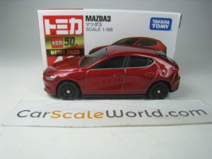 MAZDA 3 HATCHBACK 2019 1/66 TOMICA (RED)