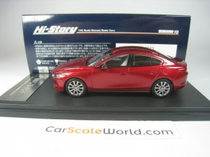 MAZDA 3 SEDAN 2019 (RHD) 1/43 HI STORY (RED)