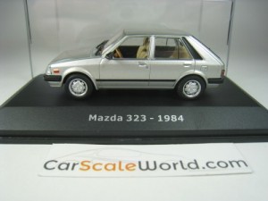 MAZDA 323 1984 1/43 HACHETTE (SILVER)