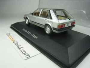 MAZDA 323 1984 1/43 HACHETTE (SILVER)