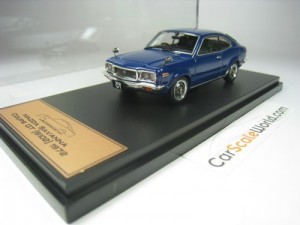 MAZDA SAVANNA COUPE GT 1972 1/43 ALMOST REAL- HACHETTE (BLUE)