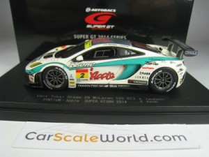 CARS TOKAI - DREAM28 - MCLAREN 12C GT3 SYNTIUM APPLE SUPER GT300 2014 1/43 EBBRO