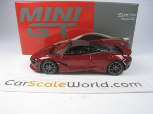 MCLAREN 750S 1/64 MINI GT (AMARANTH RED)