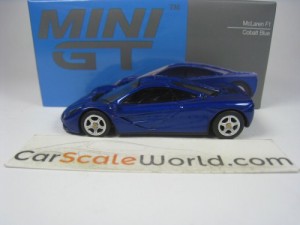 MCLAREN F1 1/64 MINI GT (COBALT BLUE)