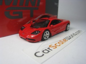 MCLAREN F1 1/64 MINI GT (RED)