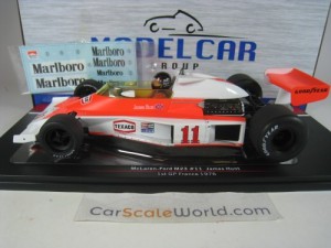 MCLAREN-FORD M23 #11 JAMES HUNT 1ST GP FRANCE 1976 1/18 MCG 