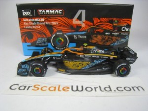 MCLAREN MCL36 ABU DHABI GP 2022 LANDO NORRIS 1/64 TARMAC