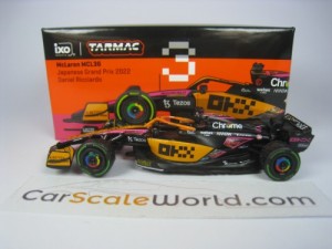 MCLAREN MCL36 JAPANESE GRAND PRIX 2022 DANIEL RICCIARDO 1/64 TARMAC