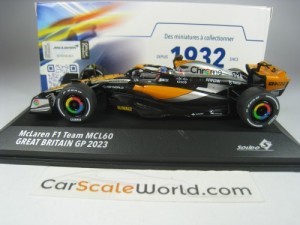 MCLAREN MCL60 GREAT BRITAIN GP 2023 O. PIASTRI 1/43 SOLIDO