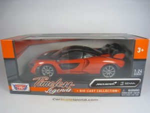 MCLAREN SENNA 1/24 MOTORMAX (ORANGE)