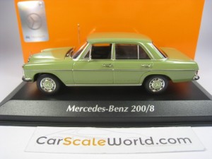 MERCEDES BENZ 200/8 1968 (W115) 1/43 MAXICHAMPS (GREEN)