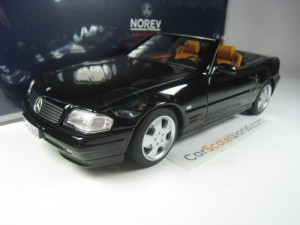 MERCEDES BENZ 500 SL 1999 (R129) 1/18 NOREV (BLACK
